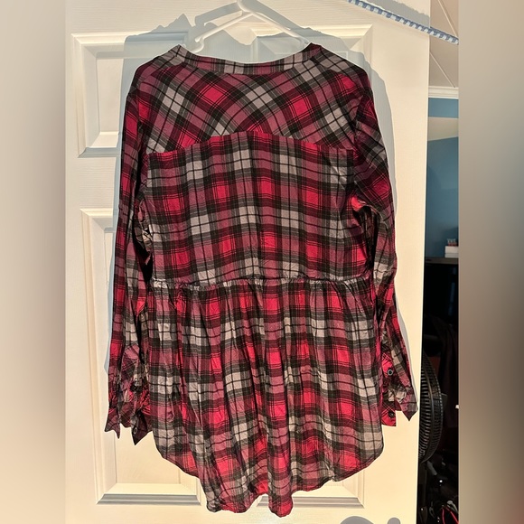 Torrid size 1 plaid blouse - Picture 3 of 3